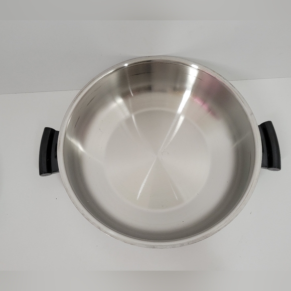 Vtg Amway Queen Stainless Steel 4qt Egg Poacher Pot With Lid - Picture 4 of 5